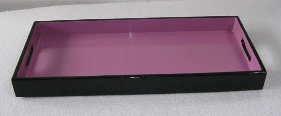 
Rectangular lacquer tray, handmade lacquerware from Vietnam, for home-decor, kitchenware, houseware, tableware 