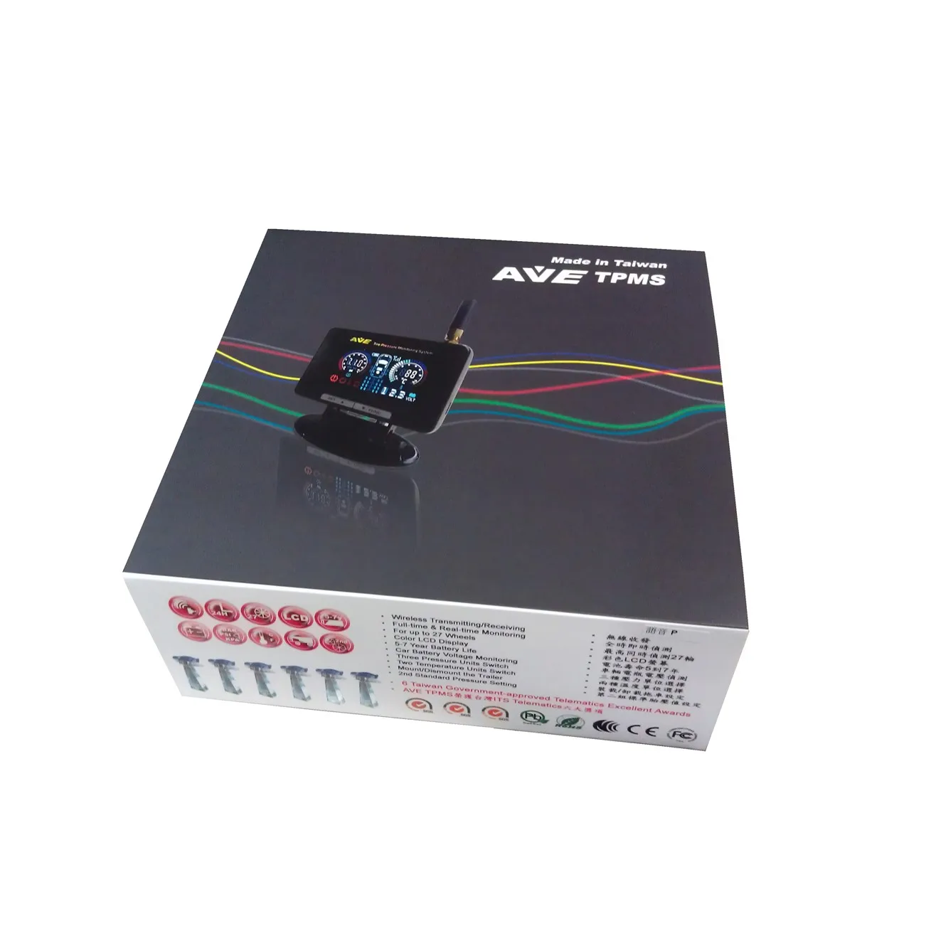 4 Wheels Internal Sensor Car TPMS (T1004P)