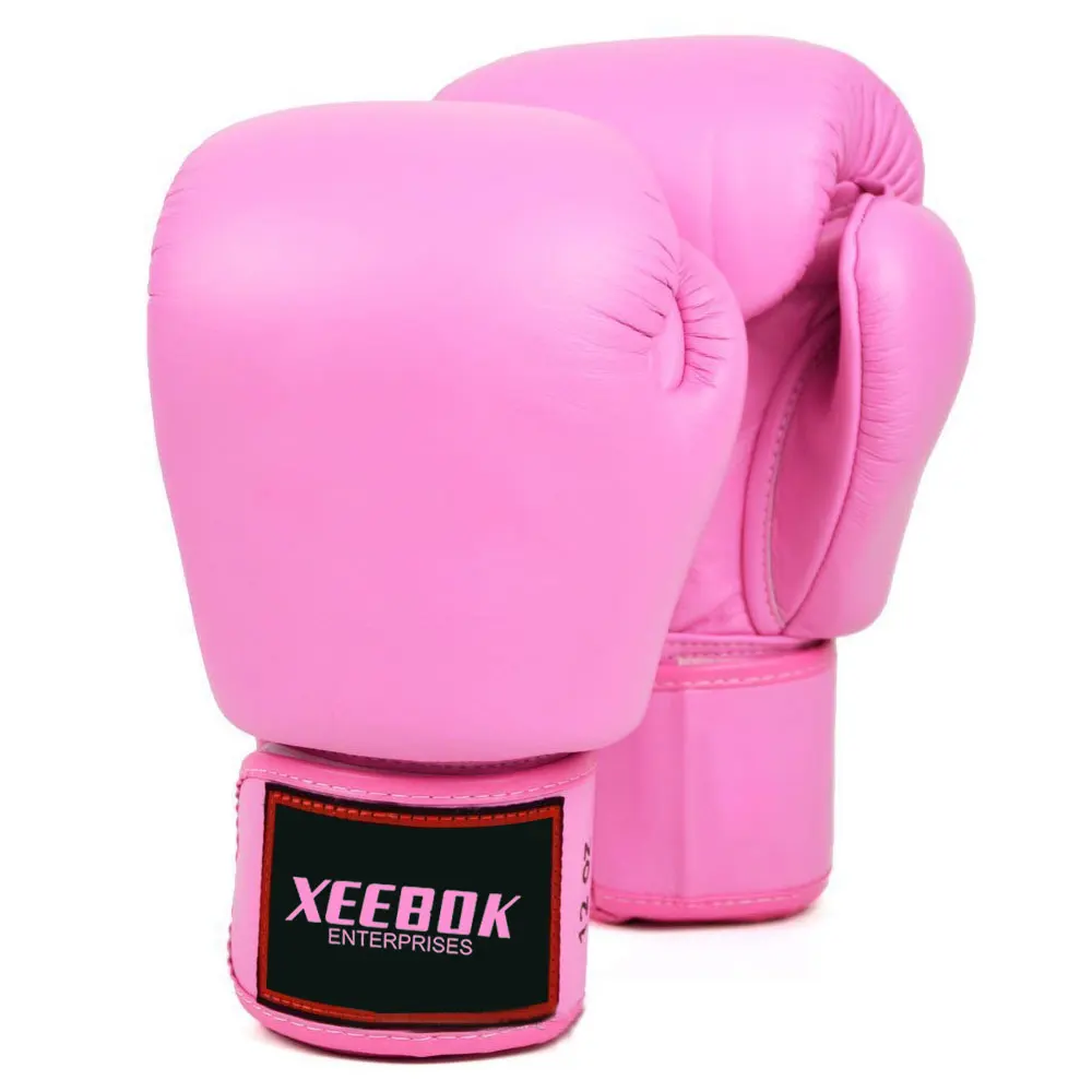 Перчатки для тренировок по боксу розового цвета с закрытыми пальцами, Прямая продажа с завода