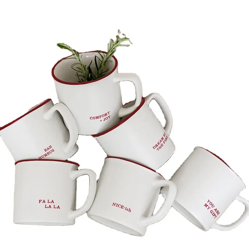 Face To Face Coffee Ba Hum Bug Comfort Joy Dream By The Fire FA LA LA LA LA NICEish You Are My Imitation enamel Gift Mug