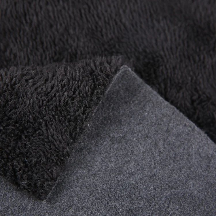 500gsm 100% polyester winter clothes recycle fleece