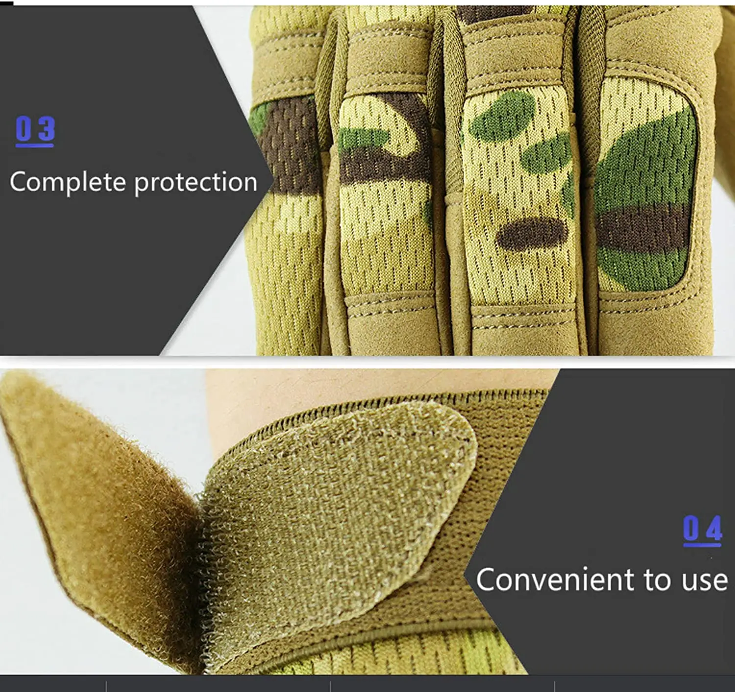Latest Law enforcement officer Tactical Rappelling Shooting Gloves Full Finger Assault Police Military Gloves
