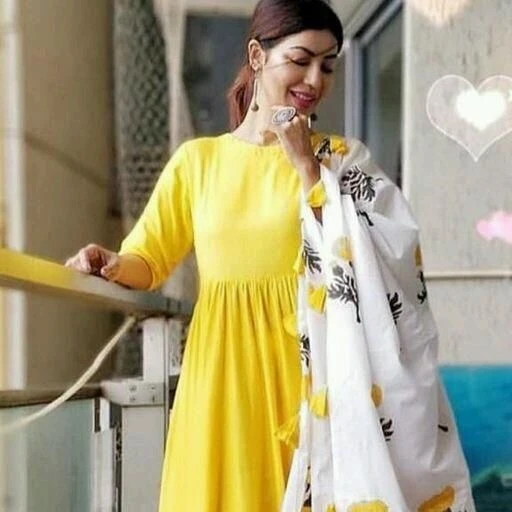 YELLOW EMBROIDERED LATEST SUIT WITH DESIGNED DUPATTA WITH WHITE PALAZZO