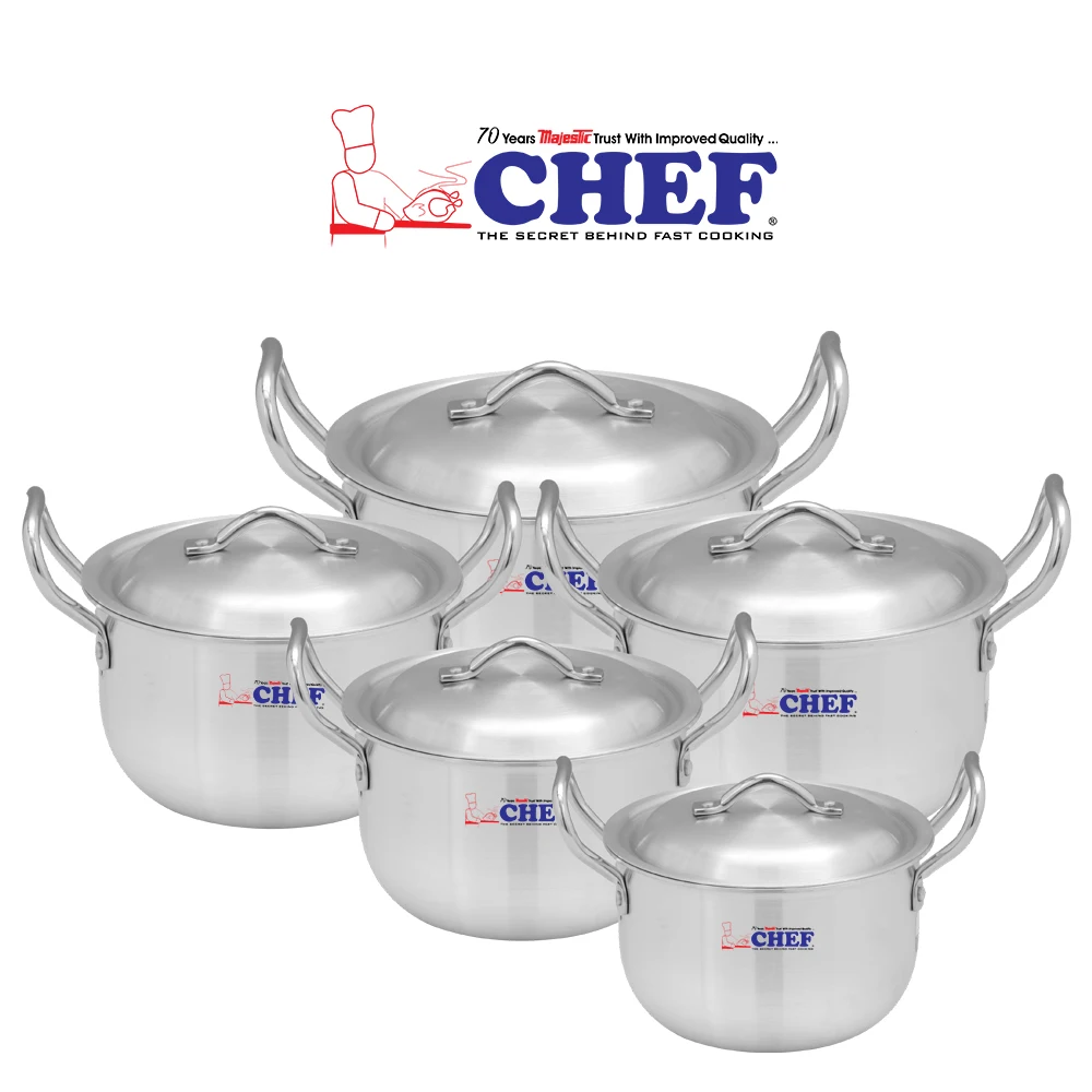 
Chef Stylish Handles Delish Pot 20-30cm Best Selling Product in Africa, Europe and Middle East 