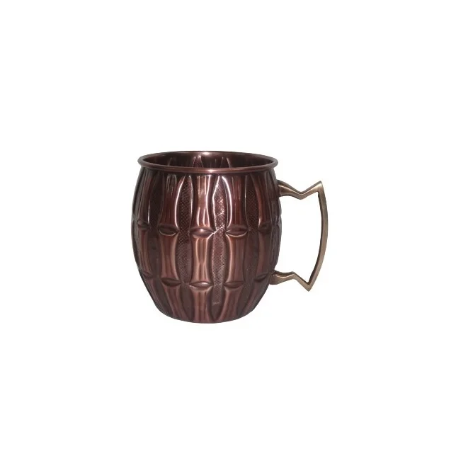 High Quality Manufacturer Moscow Mule Copper Mug Smirnoff Vodka and Ginger Beer Copper Mugs