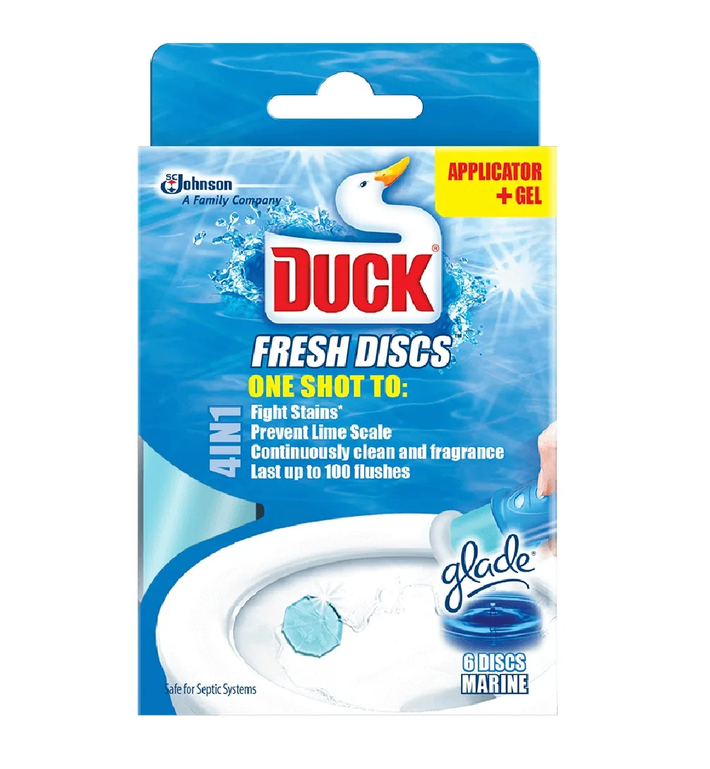 Amazing Toilet Fresh Discs Strong Power Bathroom 6 Shot Toilet Detergent Gel Cleaner Toilet Cleaner & Freshener