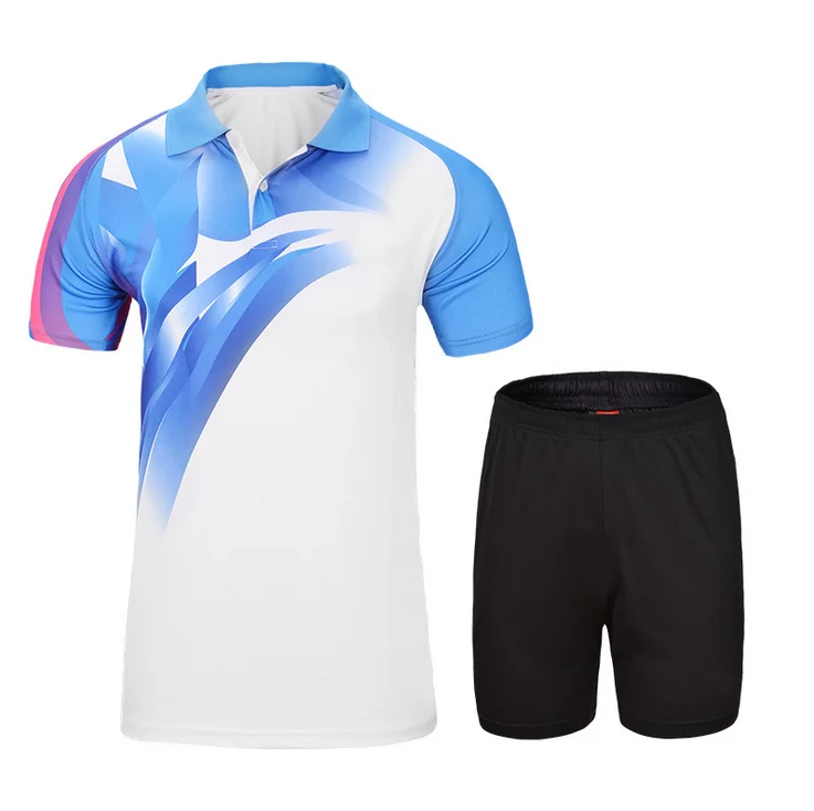 Униформа для тенниса из 100% полиэстера Мужская одежда женское платье сублимационная спортивная Джерси