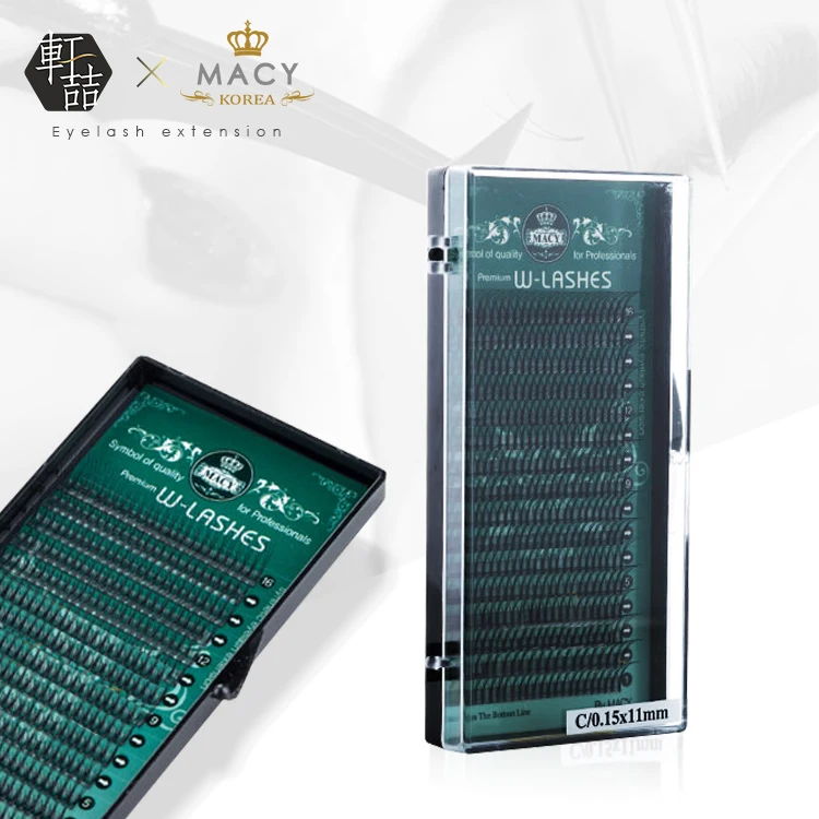 OEM Factory Eyelash Extension Private Label Custom Artificial W Eyelash
