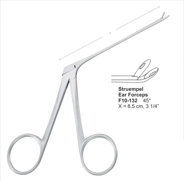German Stainless Steel ENT Forceps /Throat ENT Forceps Made Stainless Steel