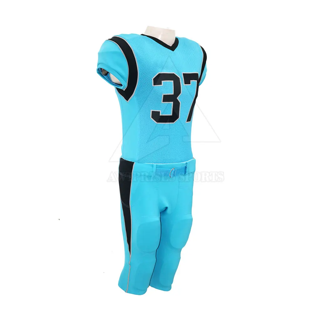 Durable American Football Uniform 100% Polyester American Football Uniform Custom Team Player Name American Football Uniform