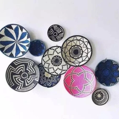 Дешевая цена декоративные тарелки настенные с подкладкой из водорослей от VIET NAM 99GD топ-поставщик 2024