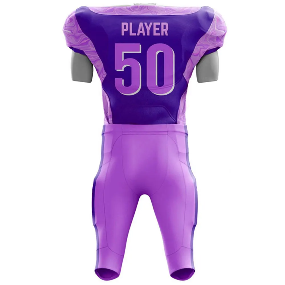 Sublimation Made Youth American Football Team uniforms /American Football Jersey & Pant Shorts For Custom Logo & Design