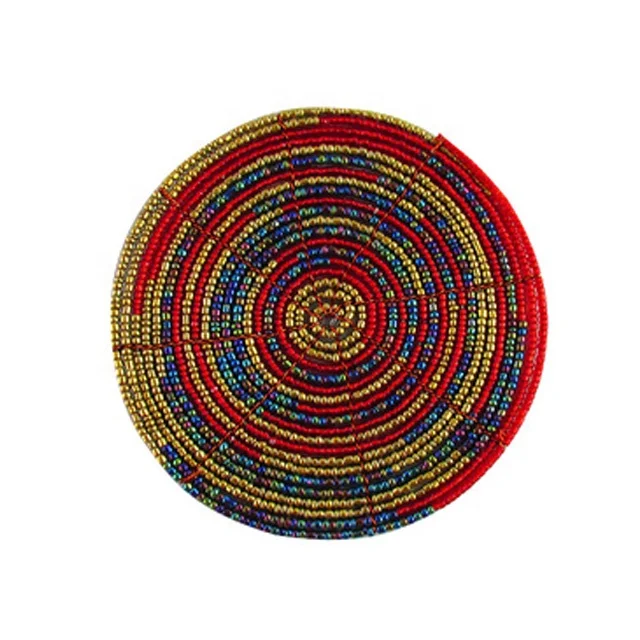 Hot Selling Wedding Party Beaded Tables Mats and Coasters