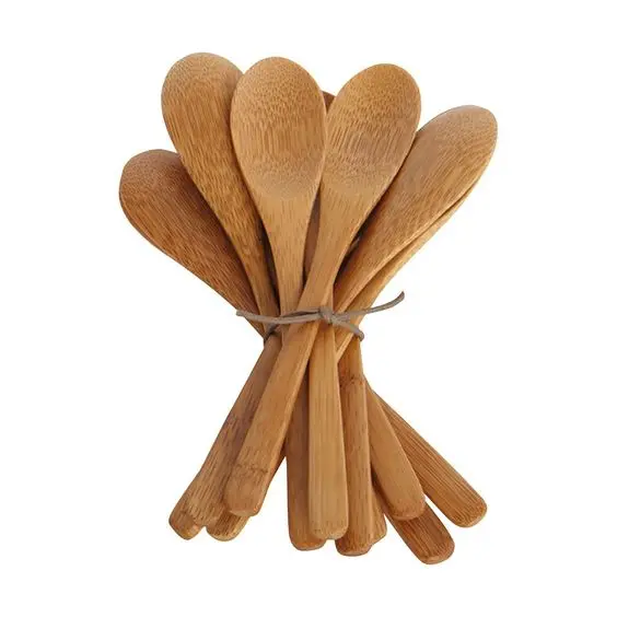 
Amazon Hot Selling 2020 Bamboo Wooden Spoon Fork Knife Flatware Reusable Eco Friendly Vietnam Bamboo Cutlery 