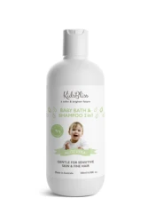Детский шампунь и ванночка KidsBliss 2 в 1 500 мл Алоэ Вера-использование для малышей-Австралийское производство-без химических веществ-чистый