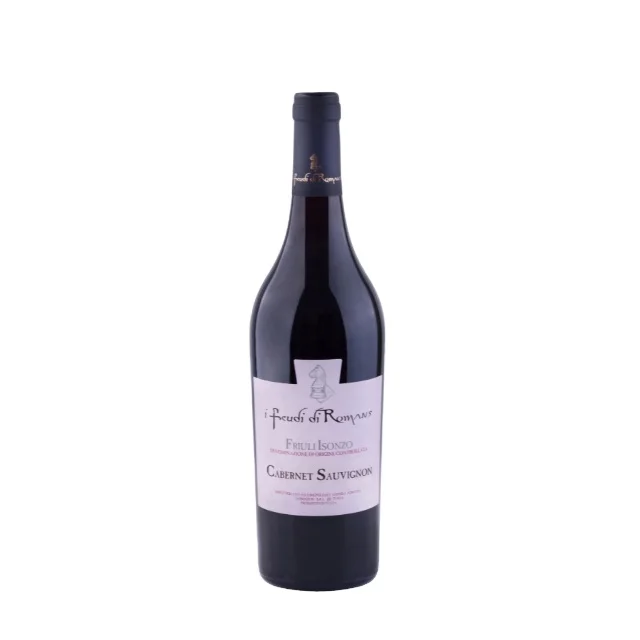 Italian Red wine Cabernet Sauvignon I Feudi di Romans 0,75 L Wine botte Red Wine Bottle For Sale