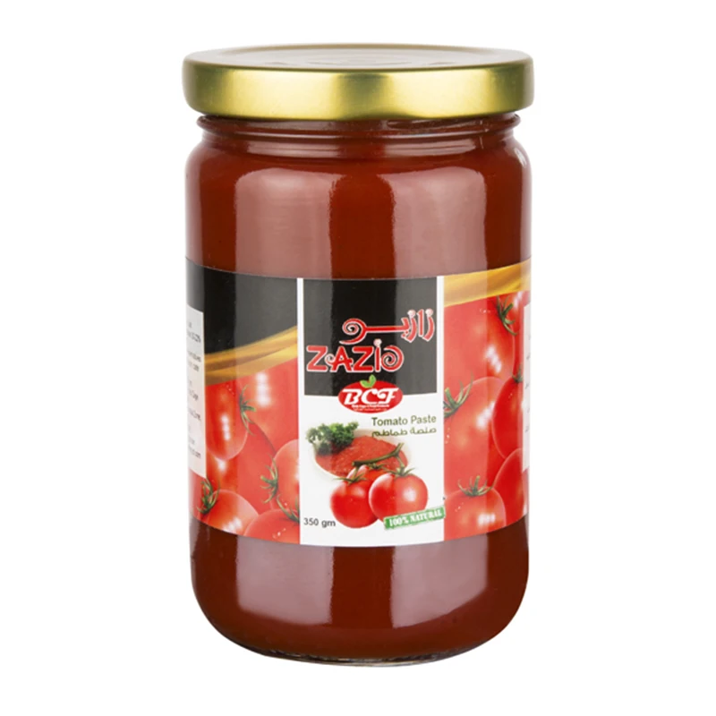 Factory Wholesale Price Food Beverage Zazio Tomato Paste 350g Bulk Tomato Paste Supplier