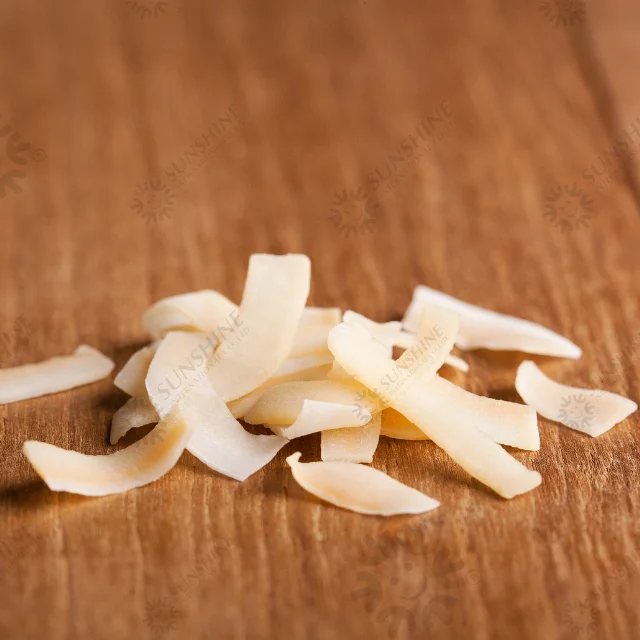 Natural Sweet Premium Quality No Preservative No Sugar Roasted Coconut Chips 50g Per Serving Pack From Thailand