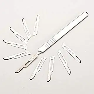 Ручка-скальпель 3 л 3R из нержавеющей стали хирургический нож ручка-клинок ручка-Скальпель для двойной хирургии век без лезвия скальпеля