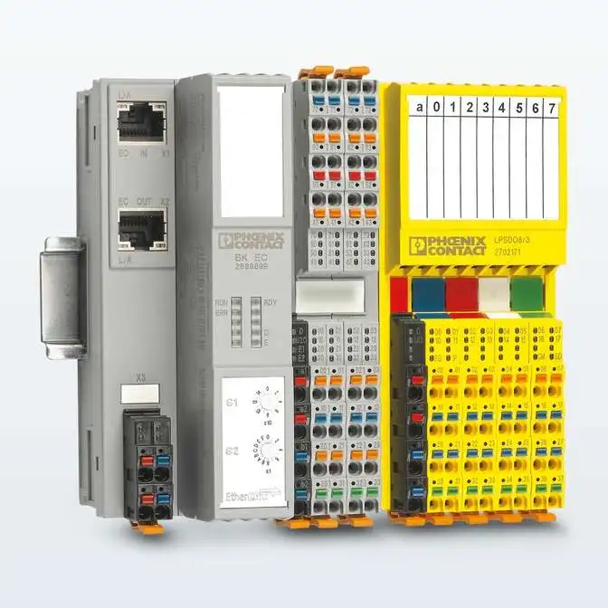  Новый и оригинальный модуль расширения PLC Phoenix 2688899 автобусный соединитель Ethernet Cat 2 RJ45 24 В постоянного тока серия Axioline