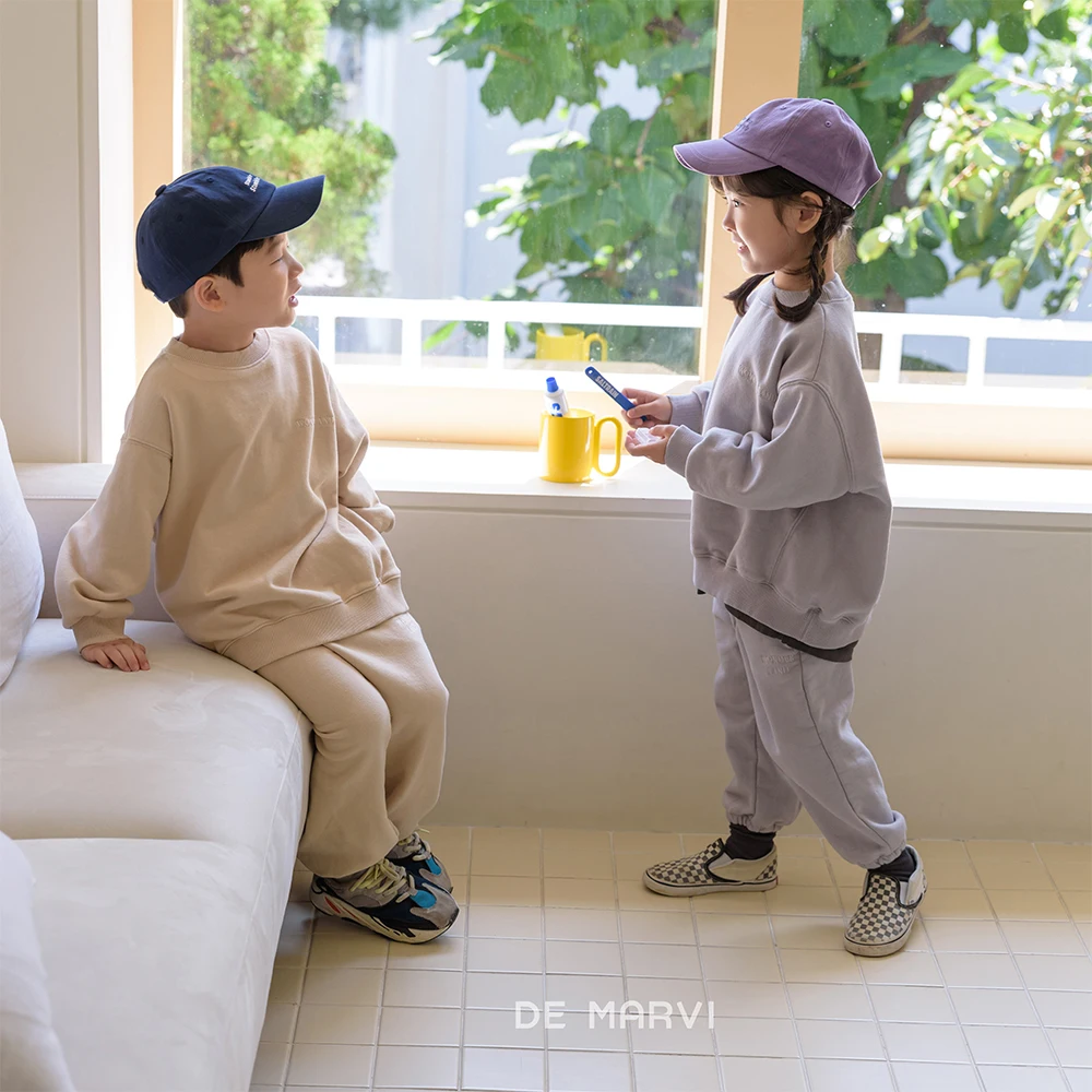 DE MARVI Kids Toddler Casual lettering cap hats Korean Manufacturer MADE IN KOREA