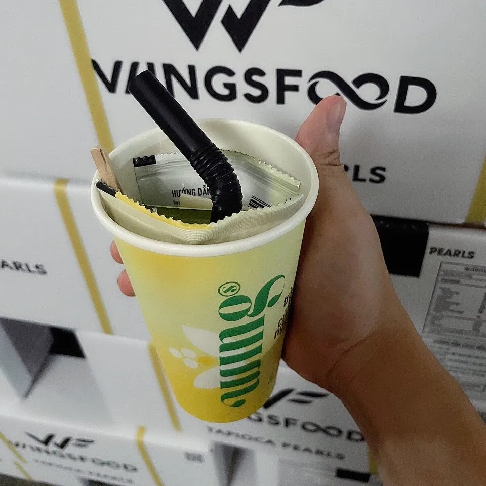 Мгновенный жасмин молочный чай с белой тапиокой 1 To-go Boba Bubble tea