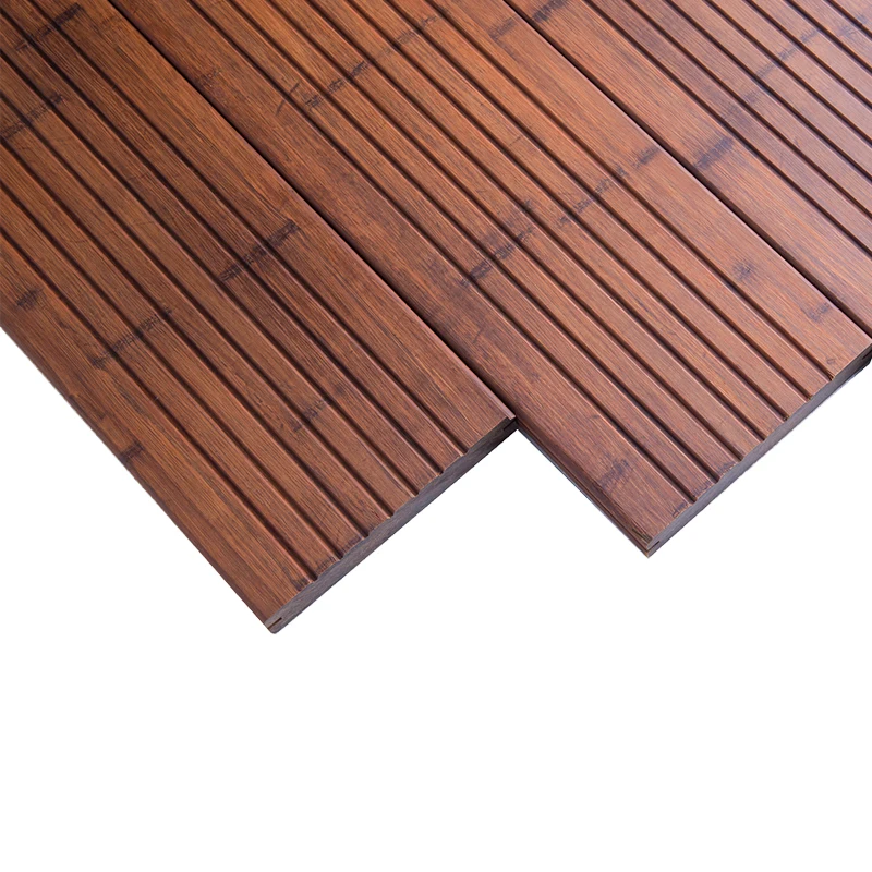 Even surface longboard decks exterior carbonized bamboo decking