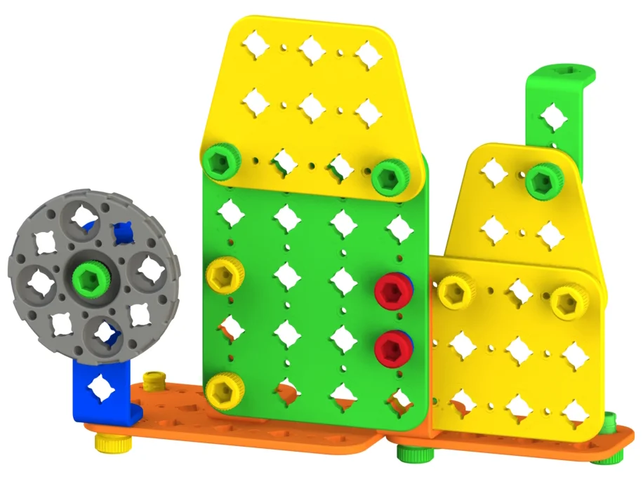 Корейский инновационный развивающий игрушечный робот UARO базовое здание ловкость детей