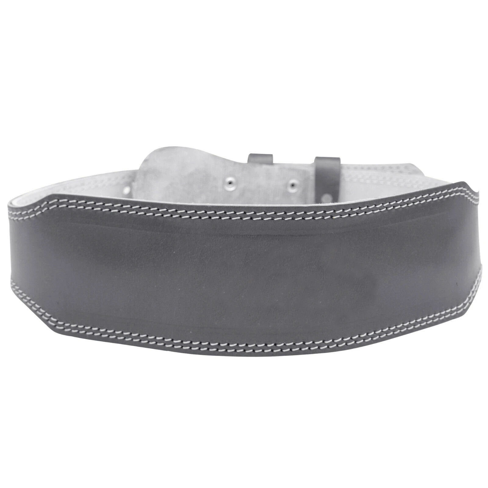 Оптовая продажа, прочный ремень из черной натуральной кожи для тяжелой атлетики, тренировок, тренажерного зала, поддерживающий пояс для спины