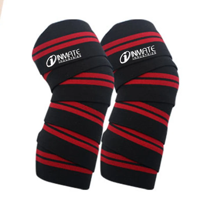 
Plus Size Knee Wraps Heavy Weight Lifting Gear, Fitness Wear Custom Logo for Sale 