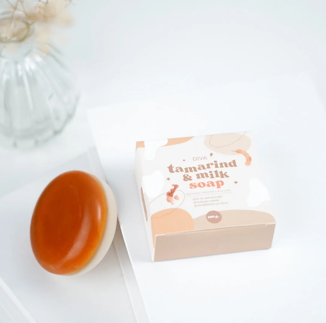 Whitening Face and Body soap from Tamarind and Milk by DIVA (D)