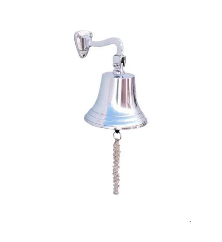 Antique gold vintage large nautical brass temple and ship bells wholesale exporter