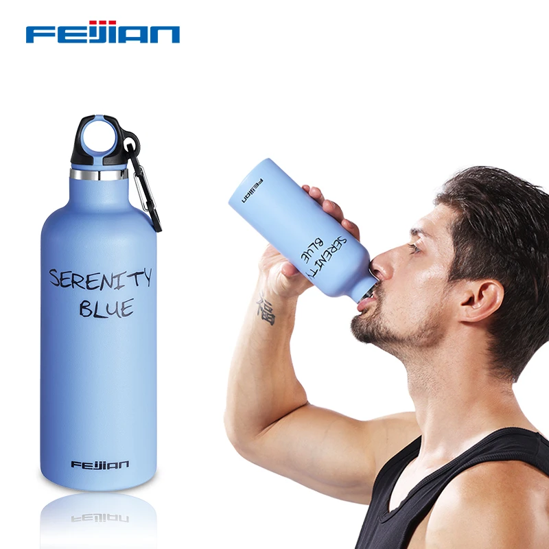 
Feijian 750ml/26oz vacuum flask insulated stainless steel sport Custom Portable for Running water bottle 