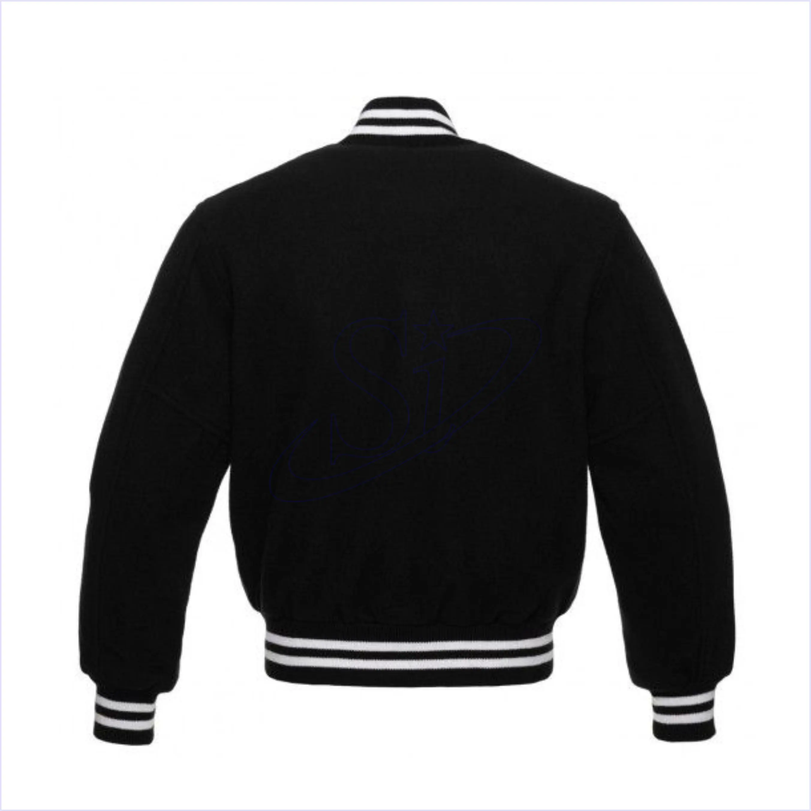 Женская бейсбольная куртка Varsity шерстяные кожаные рукава американский стиль оптовая продажа