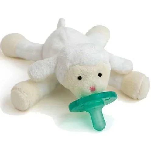 Customized 6' Pink Stuffed Animal Attached Baby Pacifier Clip Plush Lily Llama