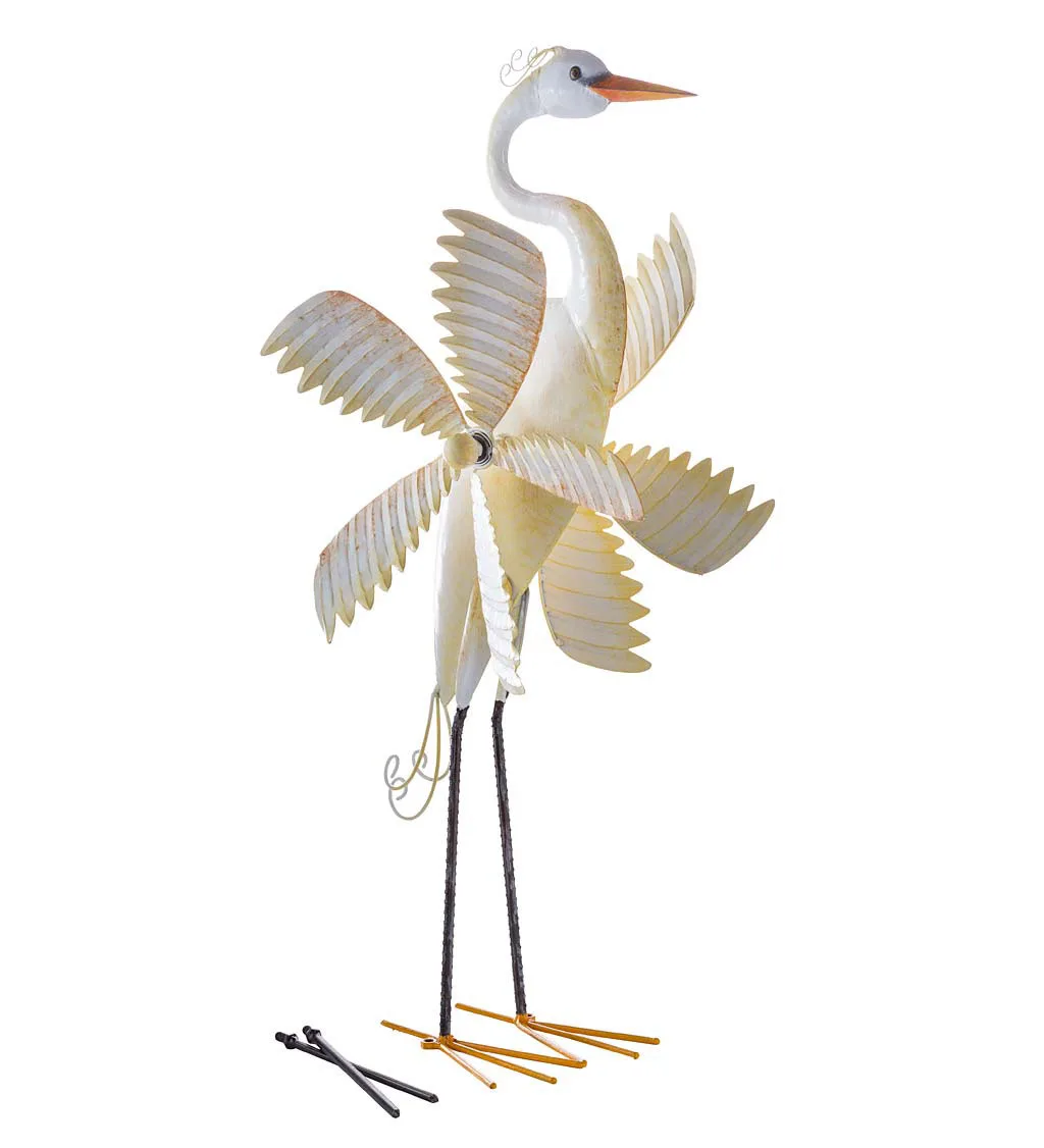 garden metal wind hand made spinners from india