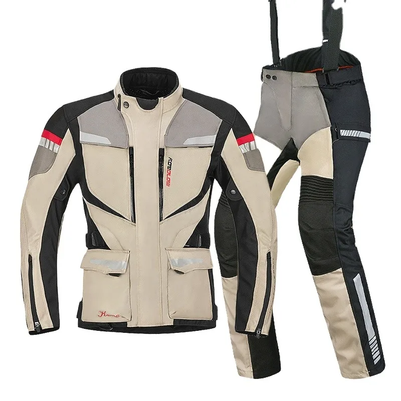 
New Custom Designed Cordura Professional Motorcycle Textile Racing Jacket Suit 