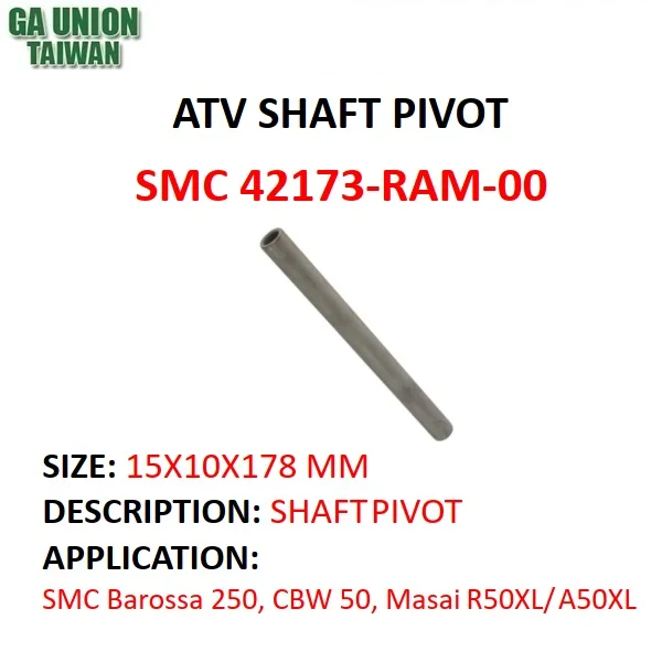 ATV A-Arm SHAFT PIVOT for SMC 42173-RAM-00