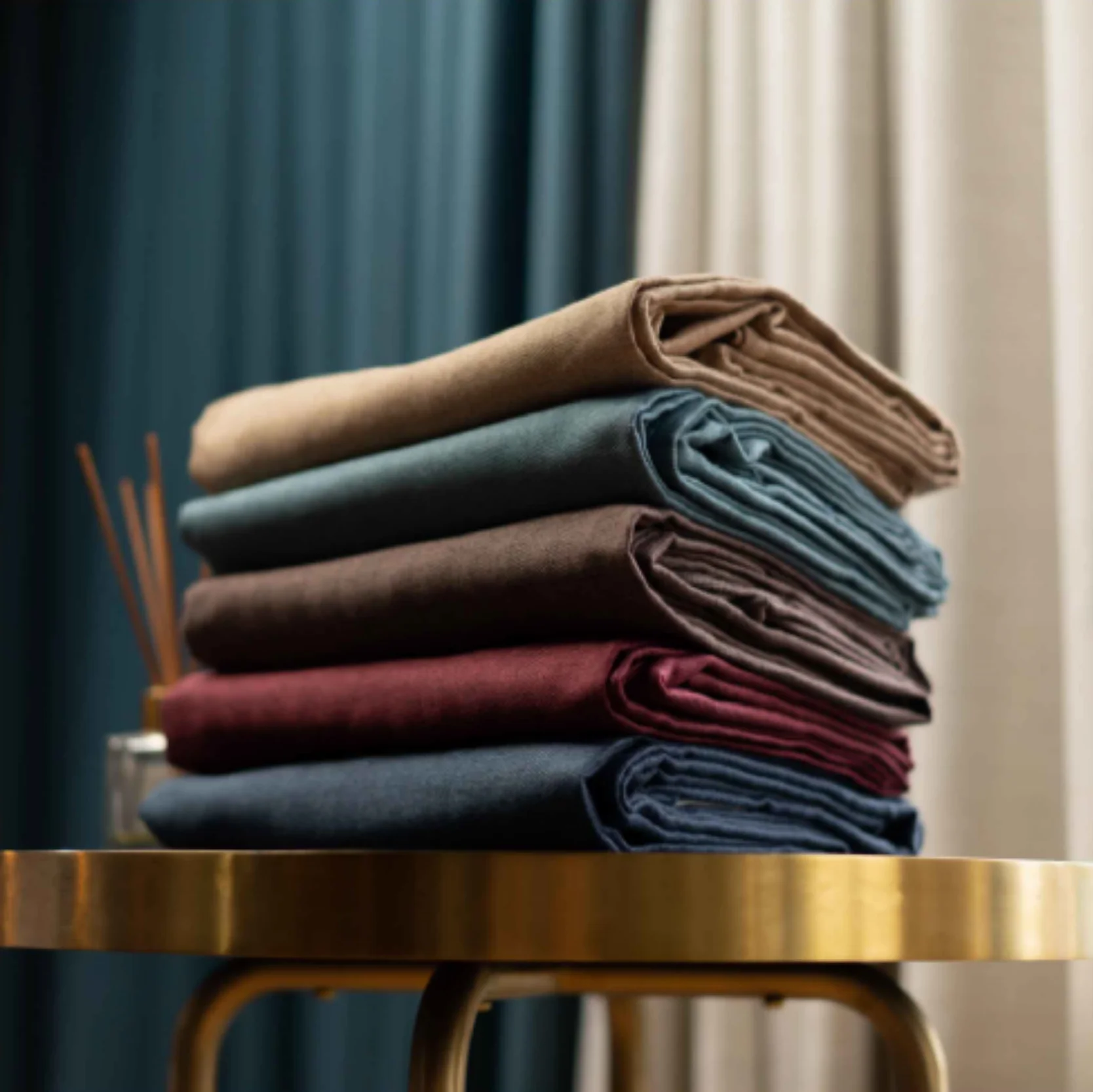 Top Choice For The Herringbone Plain Solid Color 85% Black out Luxury Fabric Curtain For Living Room Shipping From Malaysia