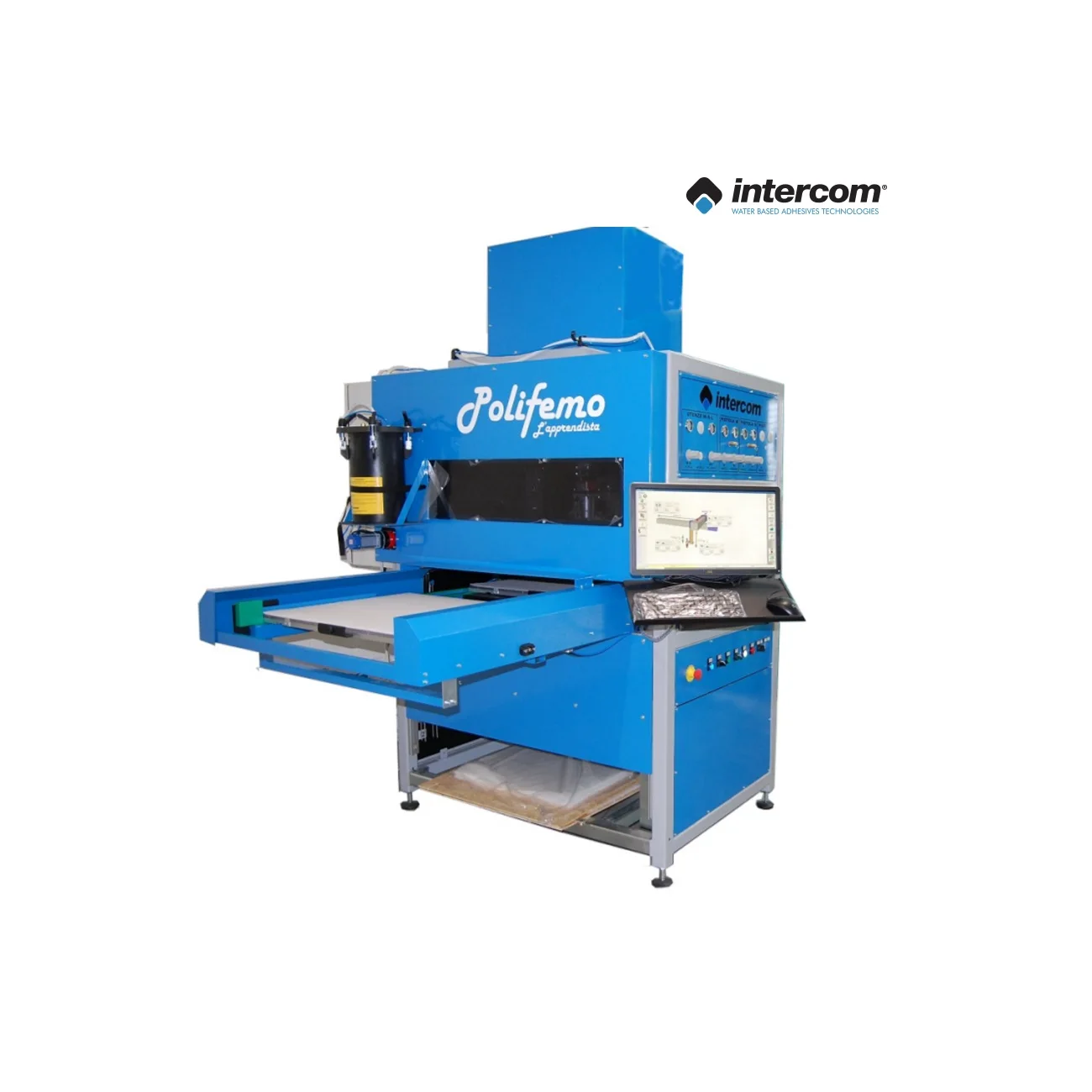 Suitable For Edge Gluing by Vision Manufacturing Plant Applicable Industries Vision Spraying Machine Polifemo DV.100