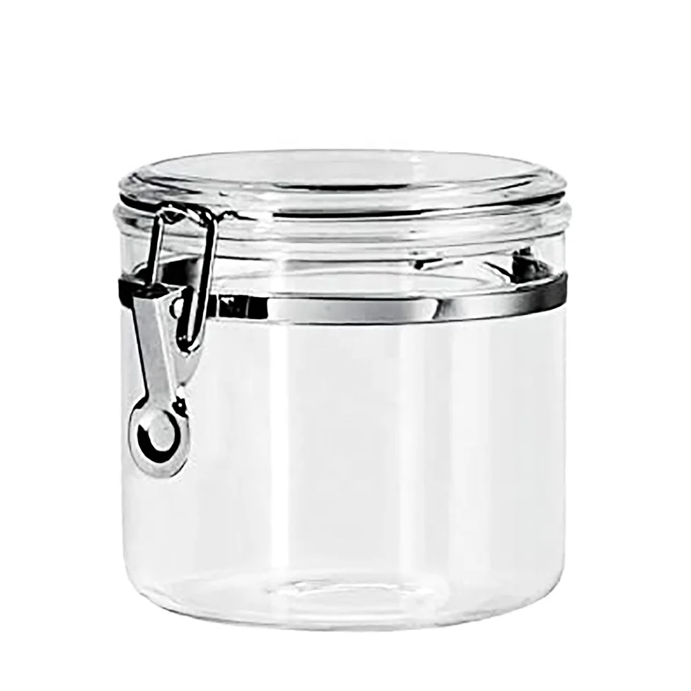
Taiwan BPA free Plastic Acrylic Round Air tighted Canister 