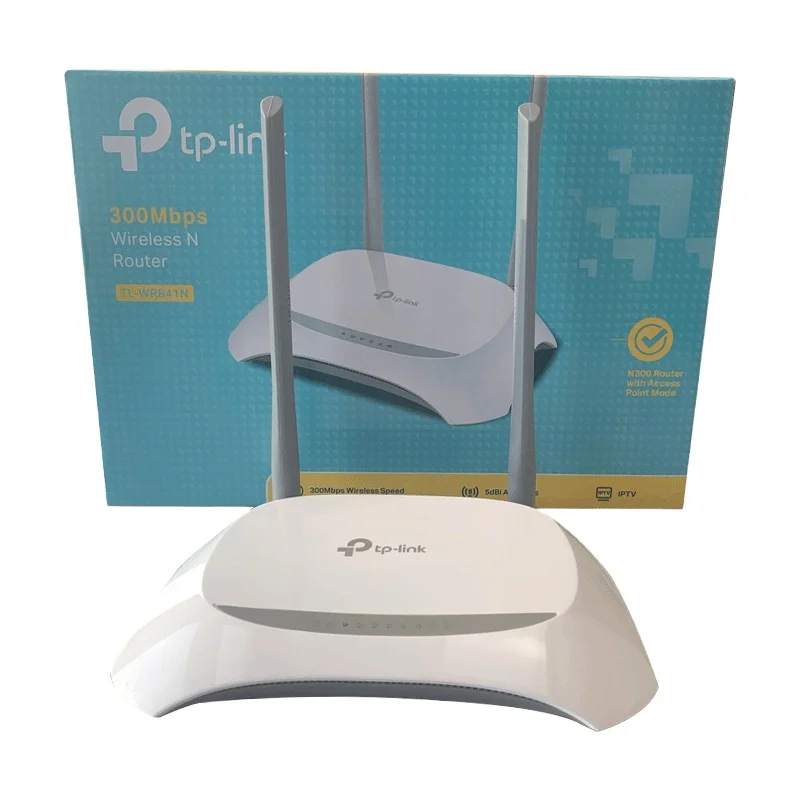 English Packing TPLINK WR841N Wireless Router Wifi Repeater