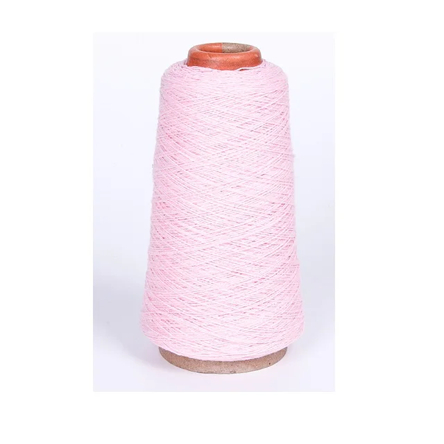 Hand knitting Technics OE pattern Dark gray color Polyester Cotton material cheap price AA Grade Recycled Yarn from Vietnam