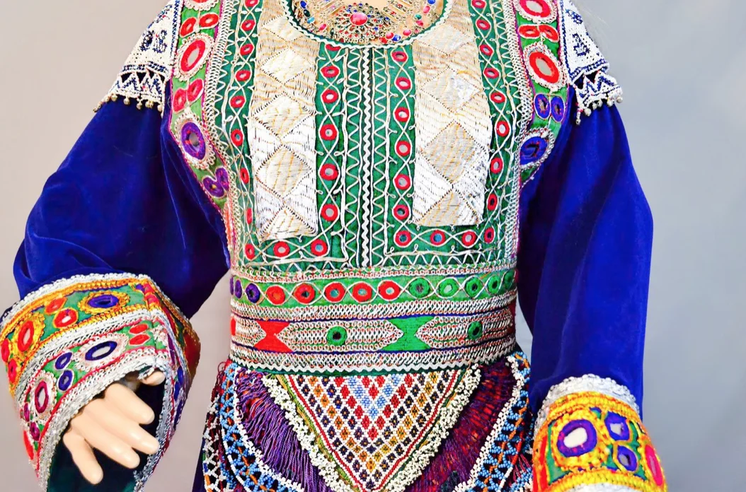 Awesome New kuchi Afghani Kuchi Dresses For Eid high quality solid color round neck Embroidery long sleeve Afghan women dress