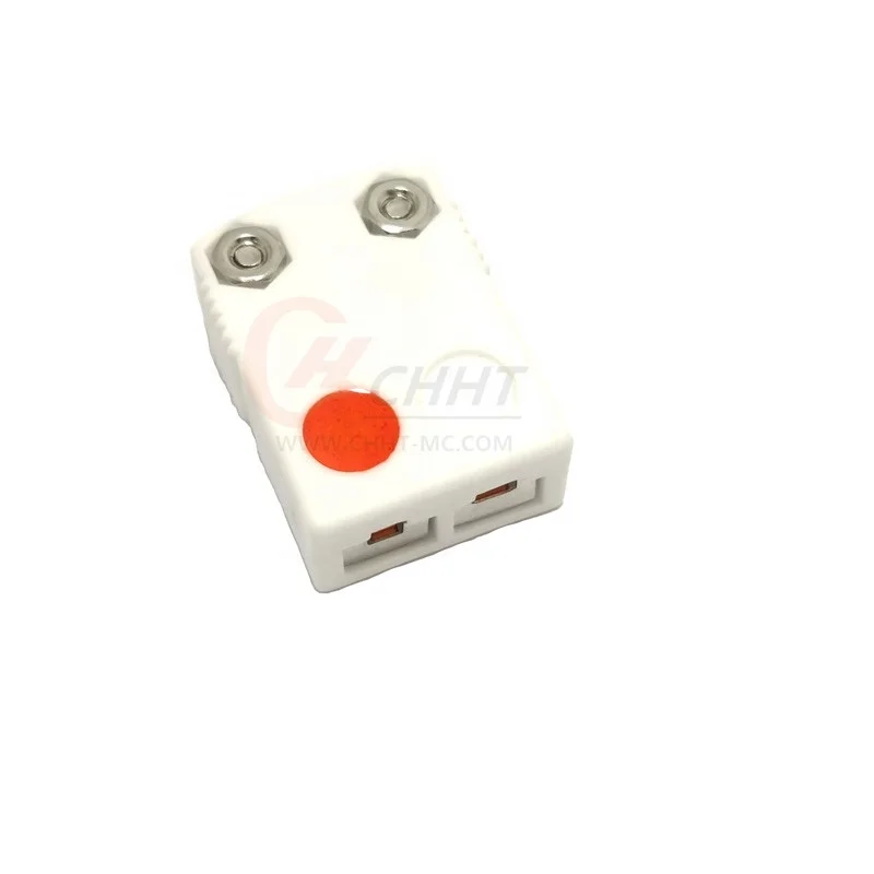 Ceramic miniature size male and female thermocouple connector type C