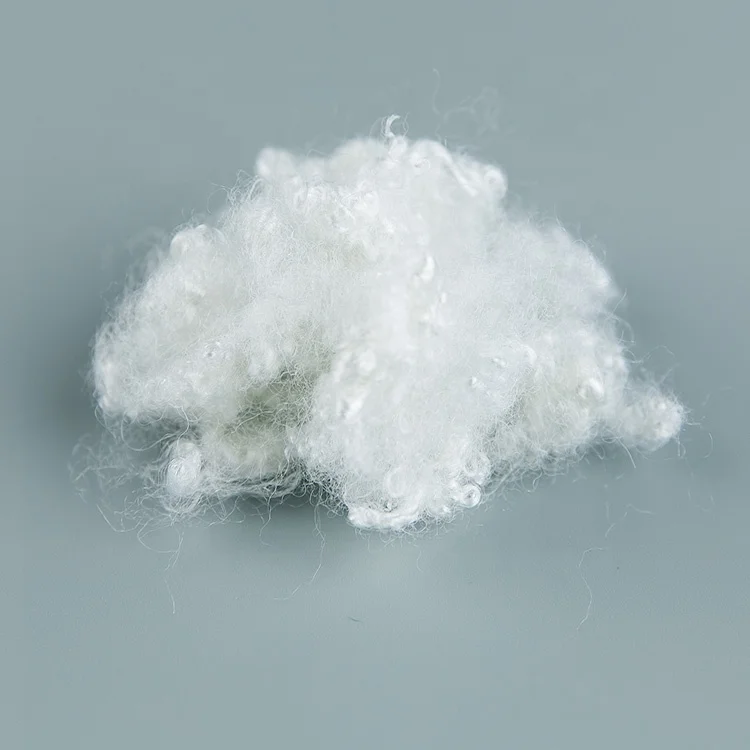 High Quality 7Den/15Den x 64mm HC 7Den/15Den x 32mm/51mm HCS Soft Recycled Polyester Staple Fiber 15D/3D/7D Fine Raw Hollow