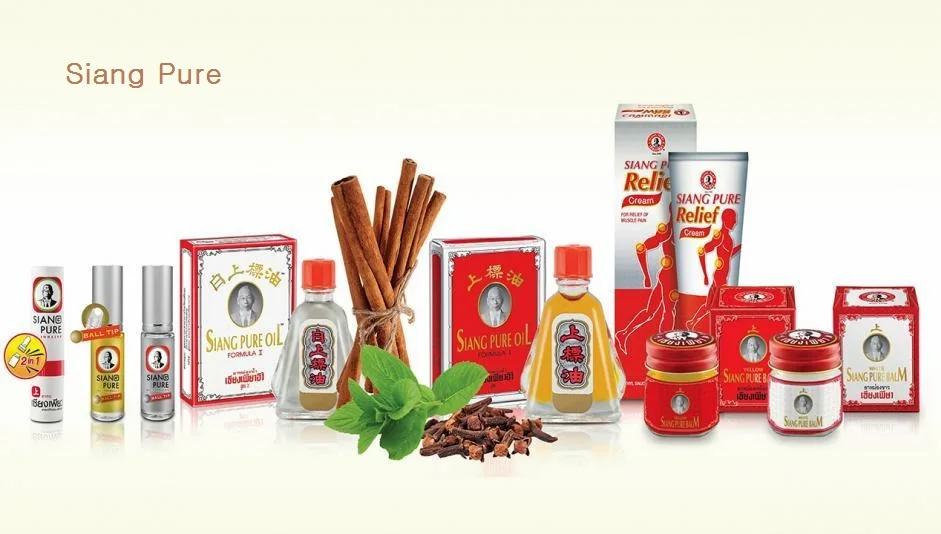 
Thai Massage Balm Ginger Essene Formula Muscle Pain Relief Aromatic Balm 20 g 