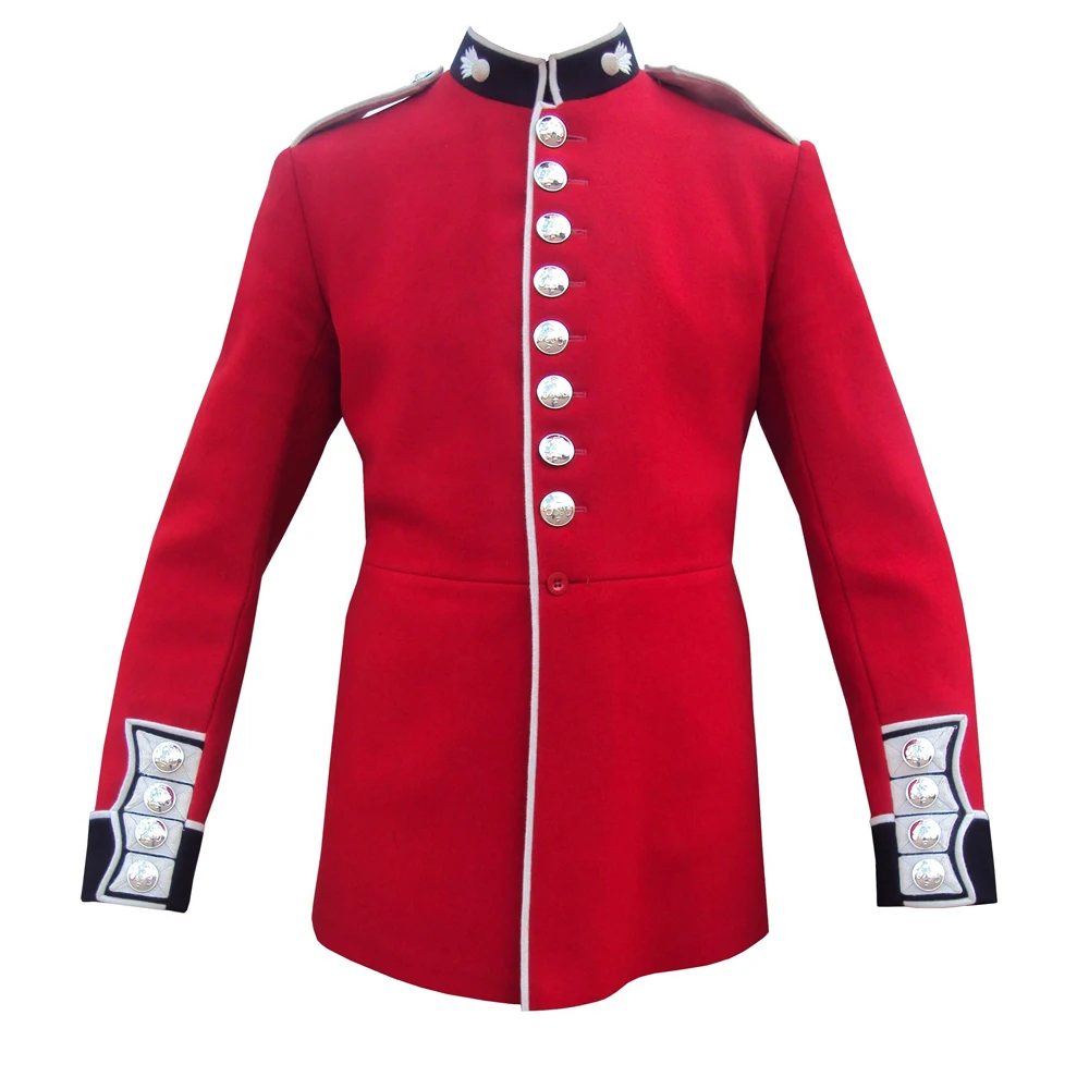 tactical Royal jacket RMLI tunic UK marching band uniform red wool high quality custom officer coat with trouser
