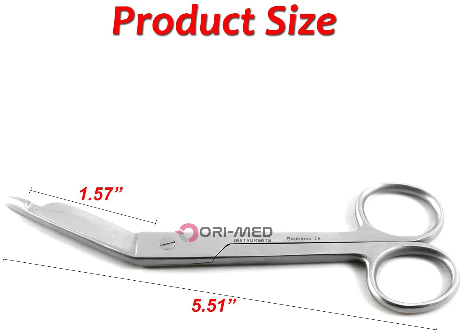 Curved Medical Bandage Scissor Shears Lister Trauma Scissor Medical Room Hospital Nurses Bandage Scissors