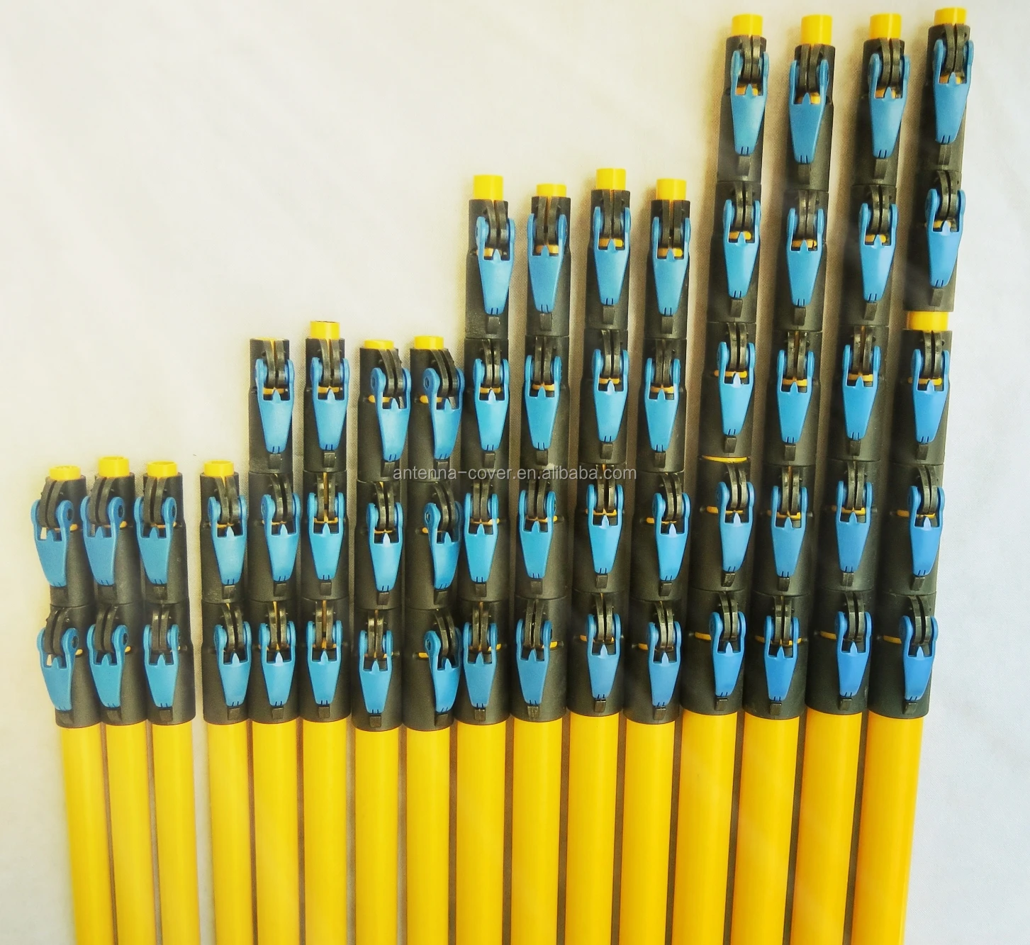 
31ft fiberglass telescopic poles 